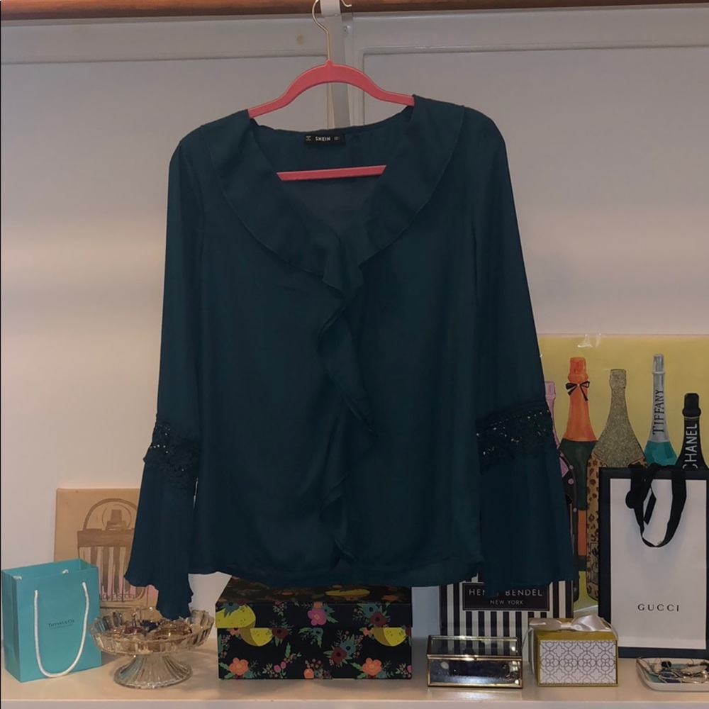 Emerald never worn Shein top